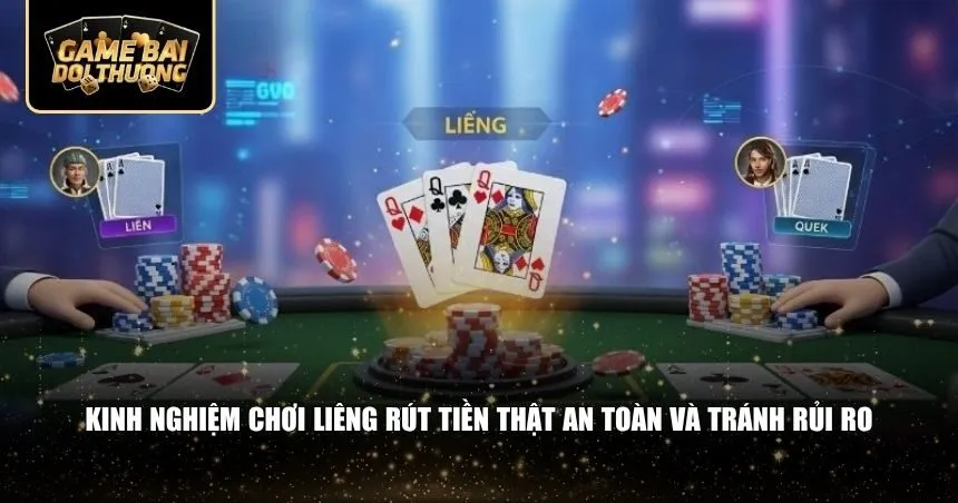 Kinh nghiệm chơi liêng rút tiền thật an toàn và tránh rủi ro